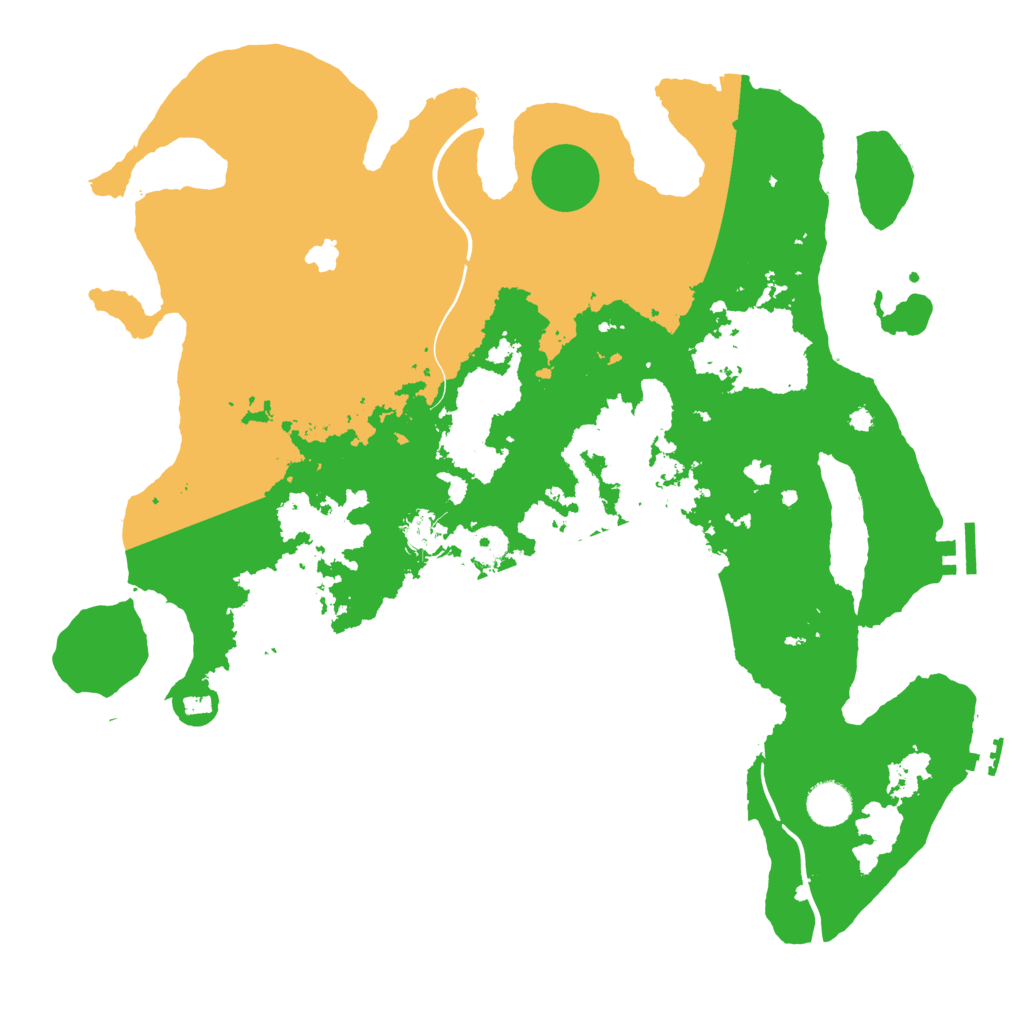 Biome Rust Map: Procedural Map, Size: 4000, Seed: 1642603207