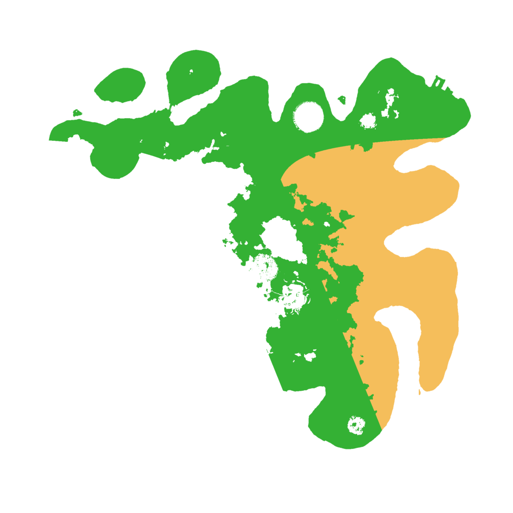 Biome Rust Map: Procedural Map, Size: 3000, Seed: 27779559