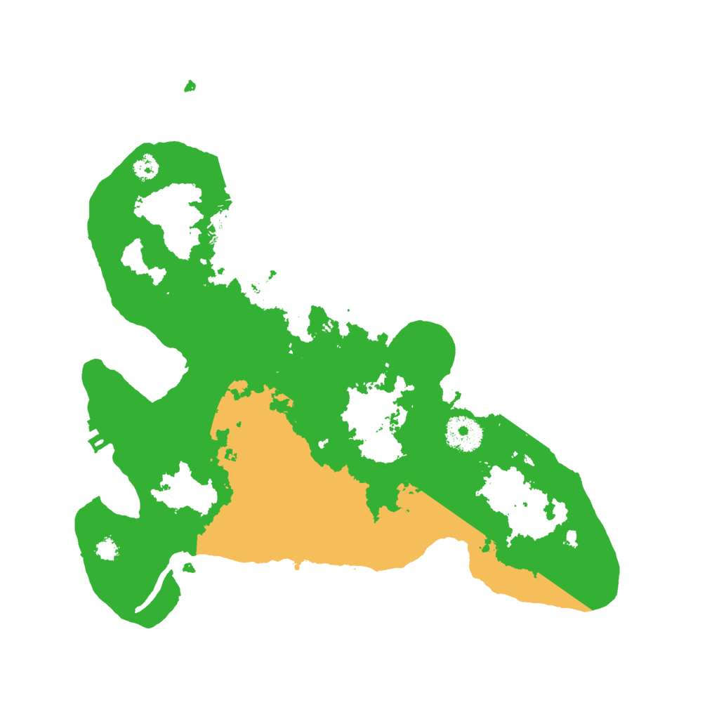 Biome Rust Map: Procedural Map, Size: 3000, Seed: 98561