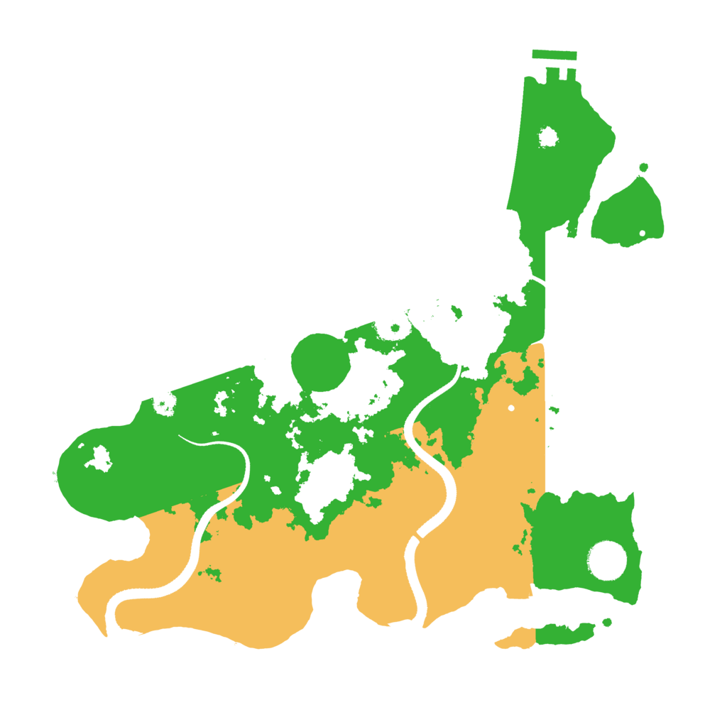 Biome Rust Map: Procedural Map, Size: 3300, Seed: 648252