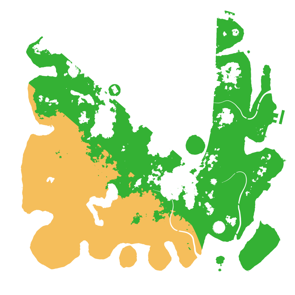 Biome Rust Map: Procedural Map, Size: 4200, Seed: 5360