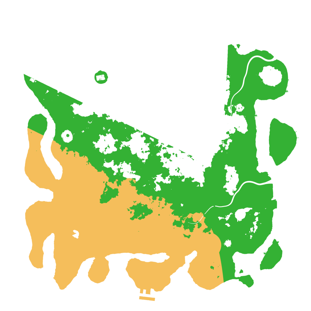 Biome Rust Map: Procedural Map, Size: 4000, Seed: 44718282
