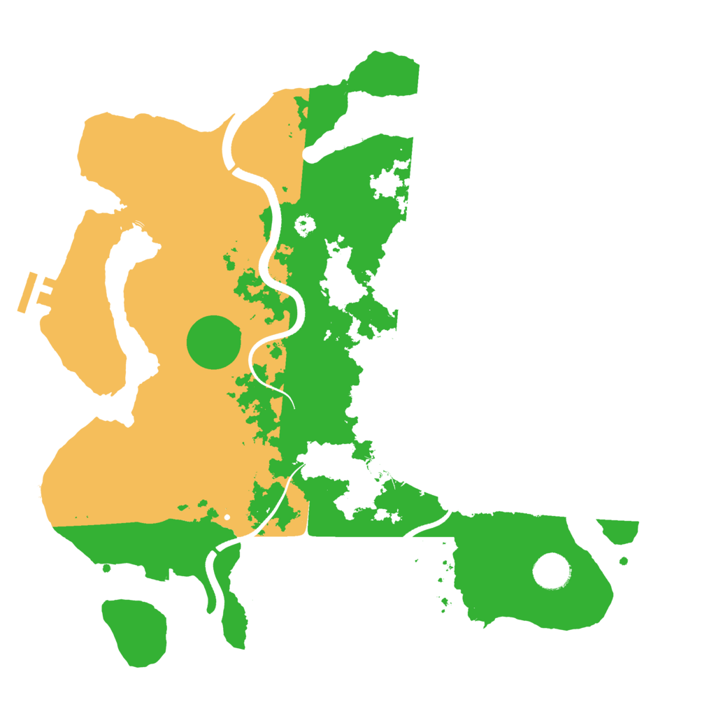 Biome Rust Map: Procedural Map, Size: 3500, Seed: 689282728