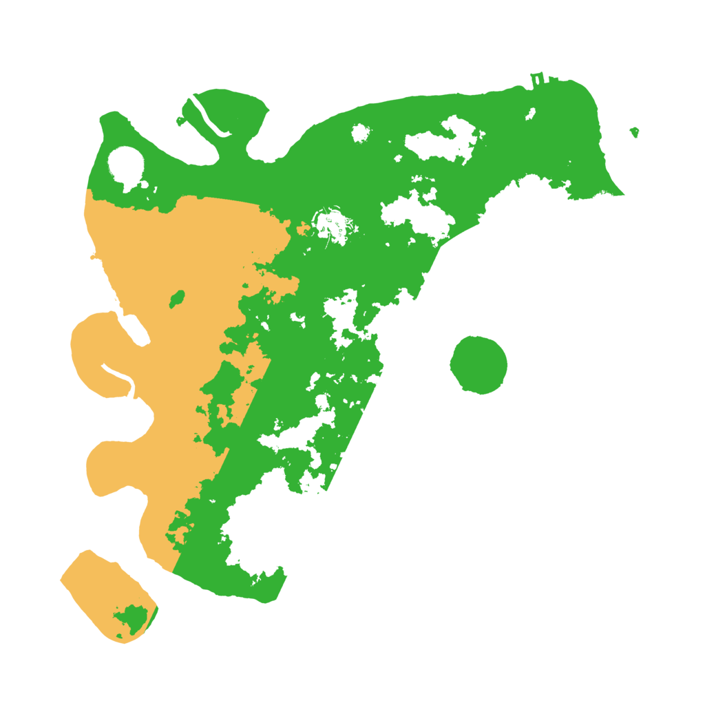 Biome Rust Map: Procedural Map, Size: 3500, Seed: 117502393