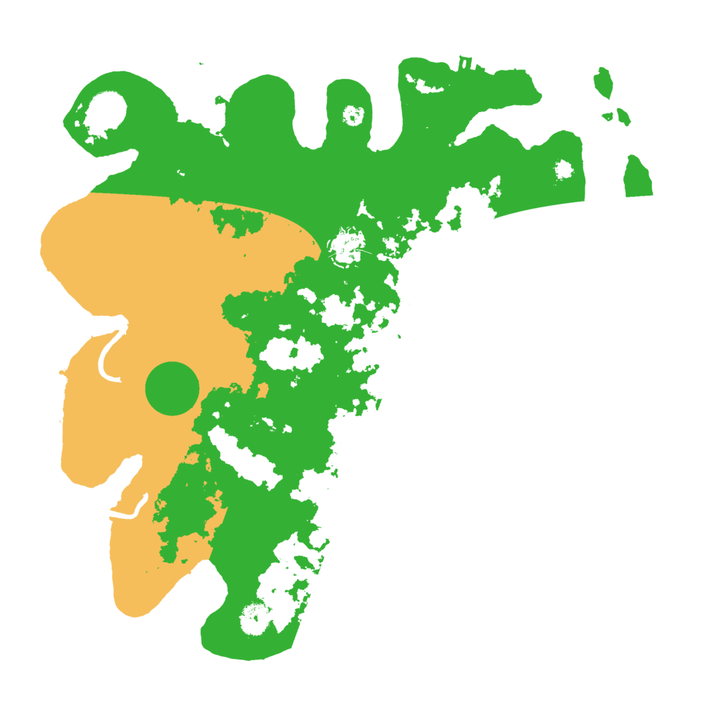 Biome Rust Map: Procedural Map, Size: 3500, Seed: 25860965