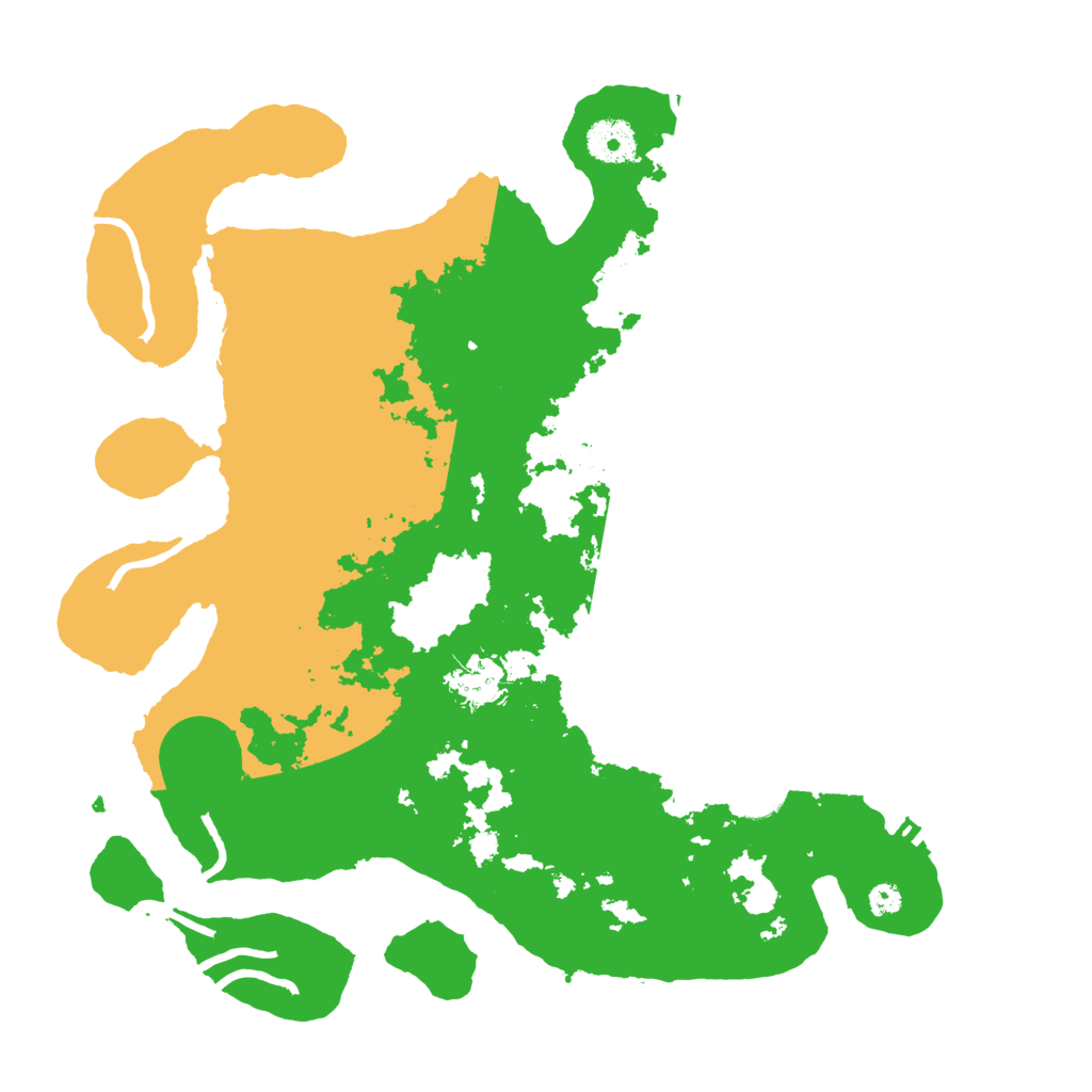 Biome Rust Map: Procedural Map, Size: 3500, Seed: 12534287