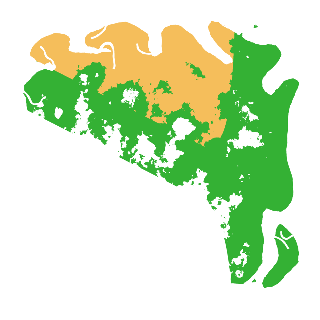 Biome Rust Map: Procedural Map, Size: 4096, Seed: 3