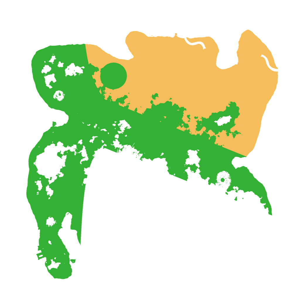 Biome Rust Map: Procedural Map, Size: 3000, Seed: 883562752