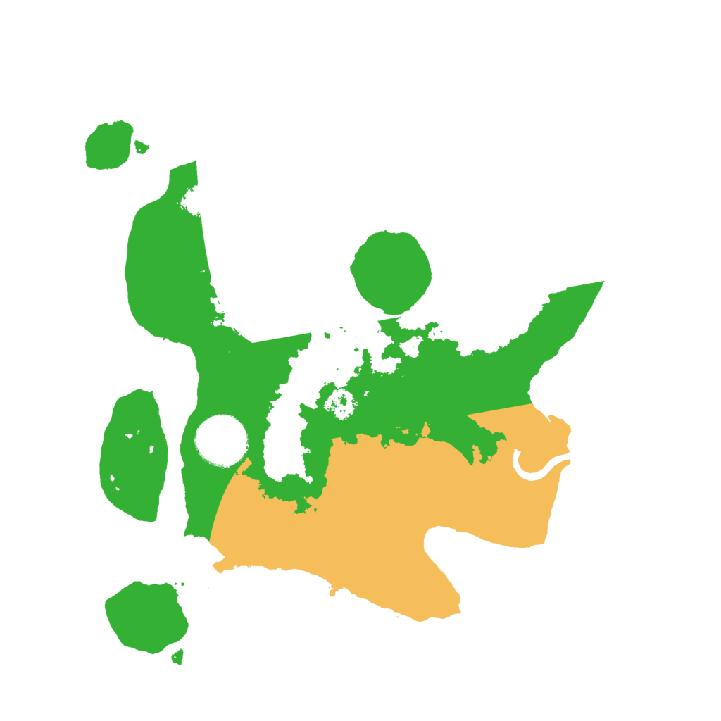 Biome Rust Map: Procedural Map, Size: 2500, Seed: 2453865
