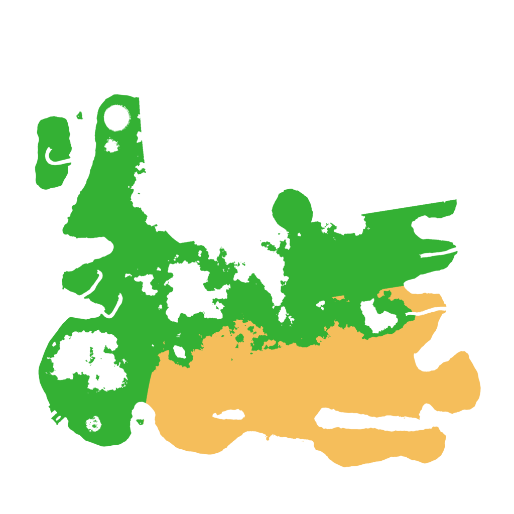 Biome Rust Map: Procedural Map, Size: 3500, Seed: 42021106