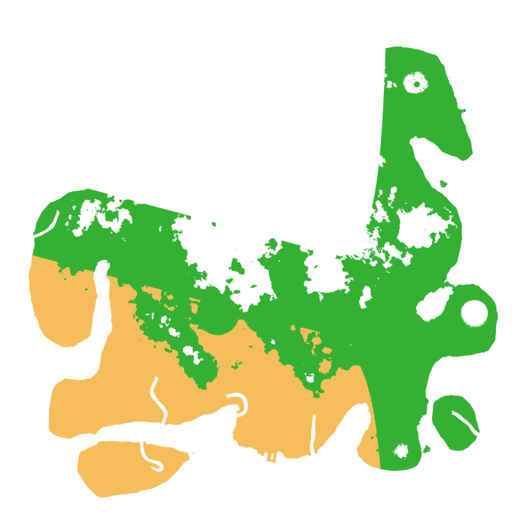 Biome Rust Map: Procedural Map, Size: 3500, Seed: 74048165