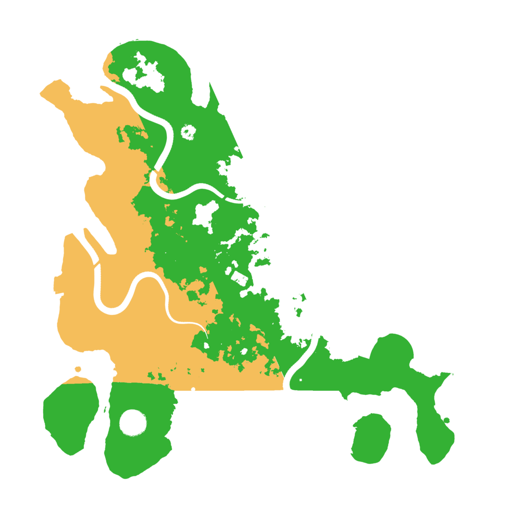 Biome Rust Map: Procedural Map, Size: 3500, Seed: 15179821