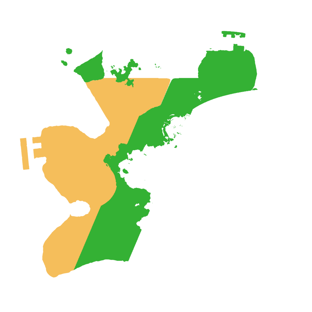 Biome Rust Map: Procedural Map, Size: 2000, Seed: 138