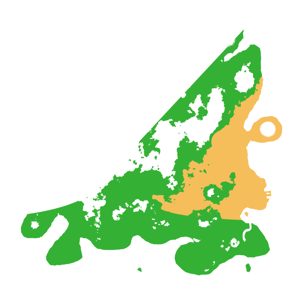 Biome Rust Map: Procedural Map, Size: 3500, Seed: 71150658