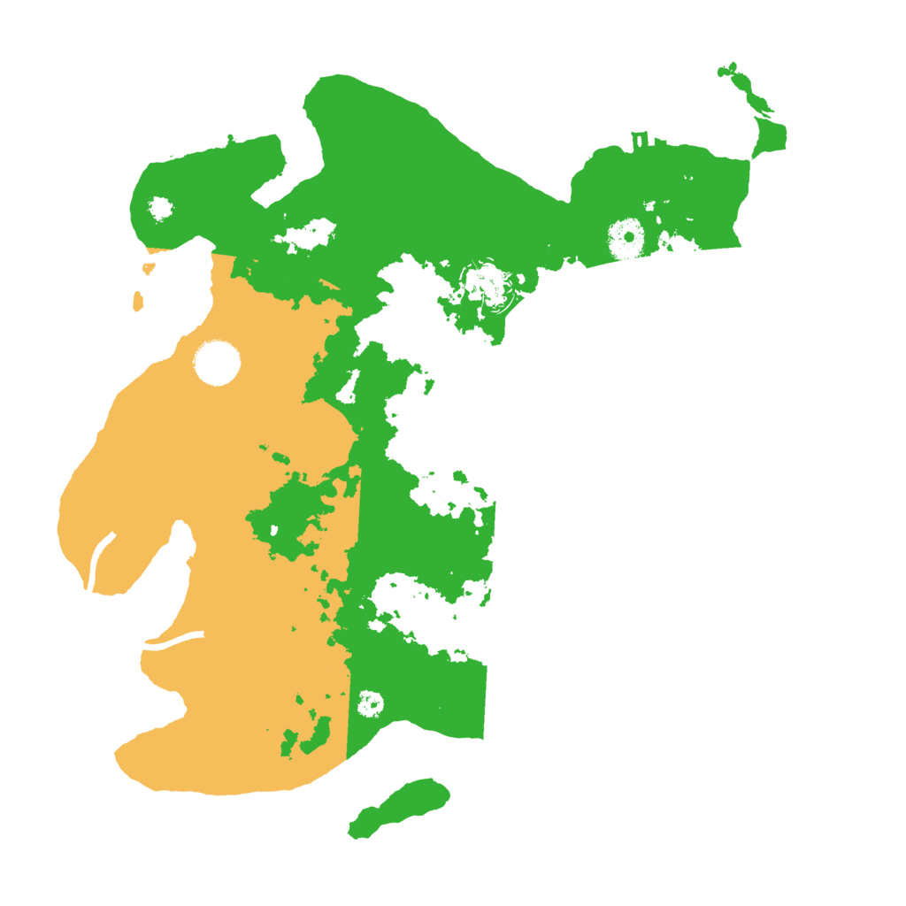 Biome Rust Map: Procedural Map, Size: 3500, Seed: 42846673