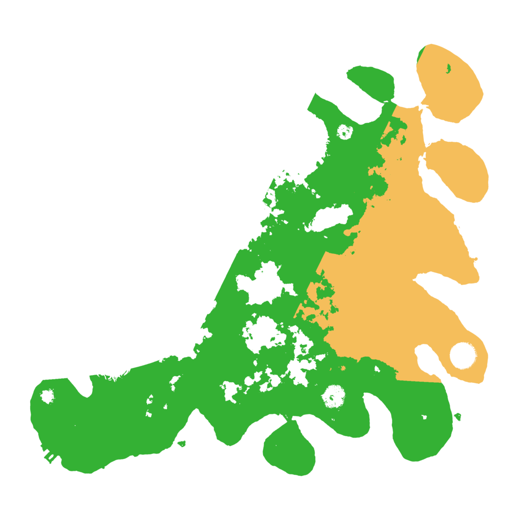 Biome Rust Map: Procedural Map, Size: 3500, Seed: 47462065