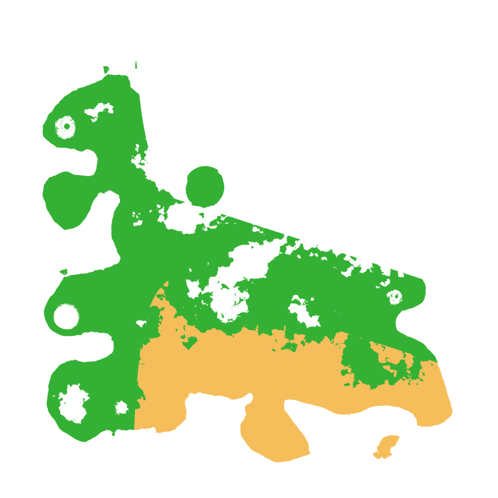 Biome Rust Map: Procedural Map, Size: 3500, Seed: 4524242