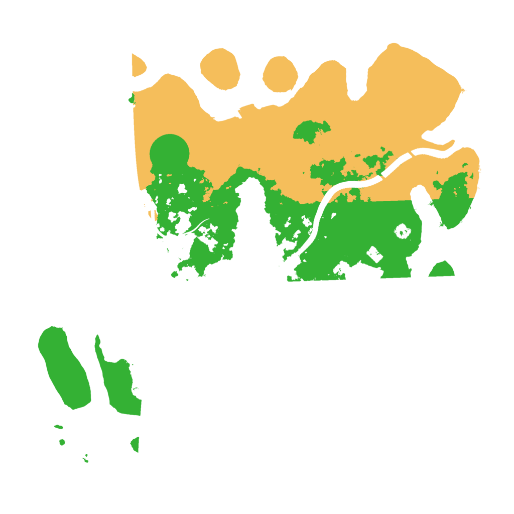 Biome Rust Map: Procedural Map, Size: 3500, Seed: 1783914733