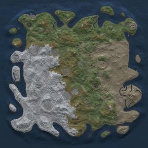 Thumbnail Rust Map: Procedural Map, Size: 4500, Seed: 1930073200, 18 Monuments