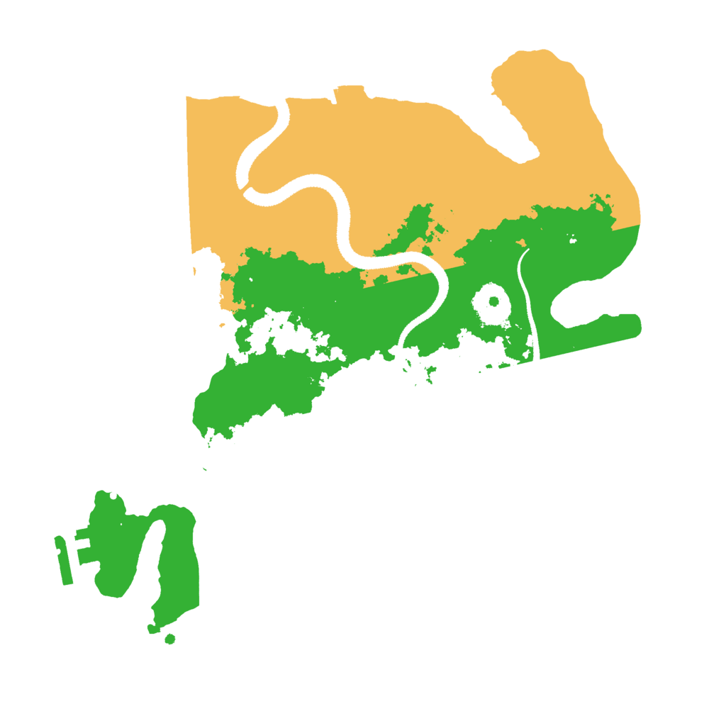 Biome Rust Map: Procedural Map, Size: 2800, Seed: 454649