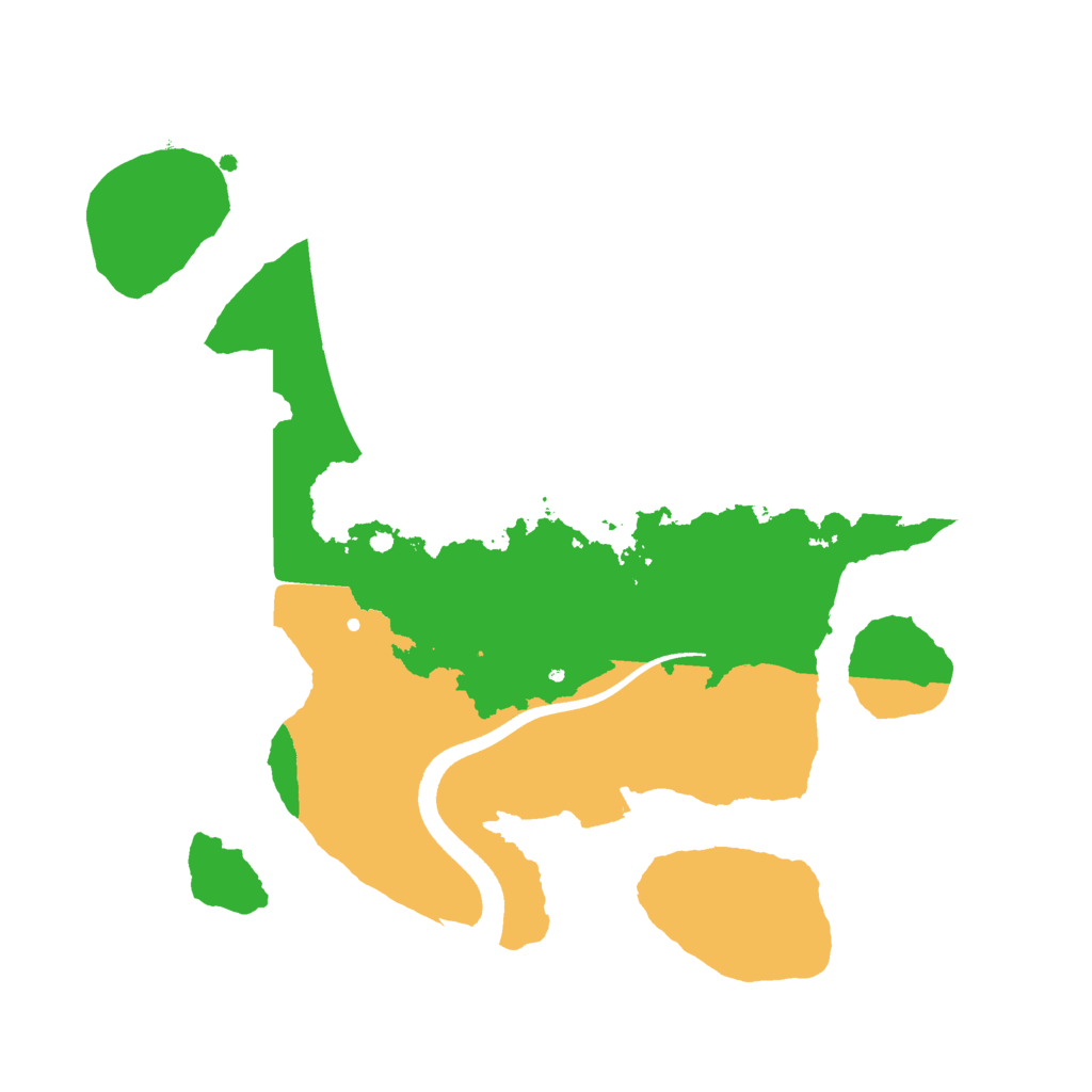 Biome Rust Map: Procedural Map, Size: 2500, Seed: 2354235