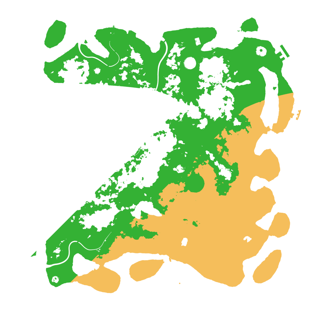 Biome Rust Map: Procedural Map, Size: 4500, Seed: 1203911988