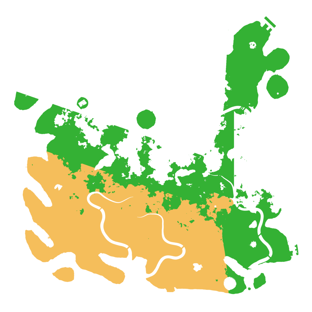 Biome Rust Map: Procedural Map, Size: 4500, Seed: 849683638