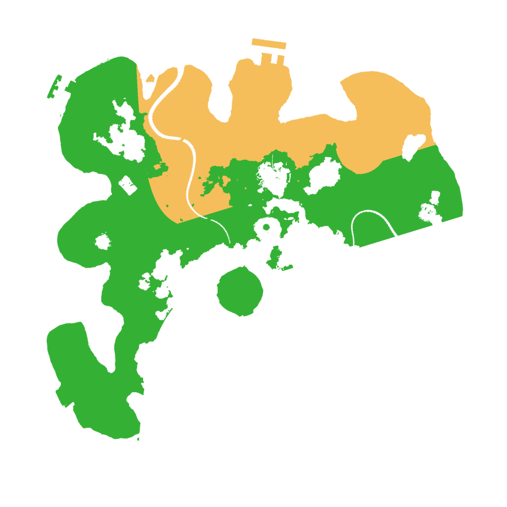 Biome Rust Map: Procedural Map, Size: 3000, Seed: 14522