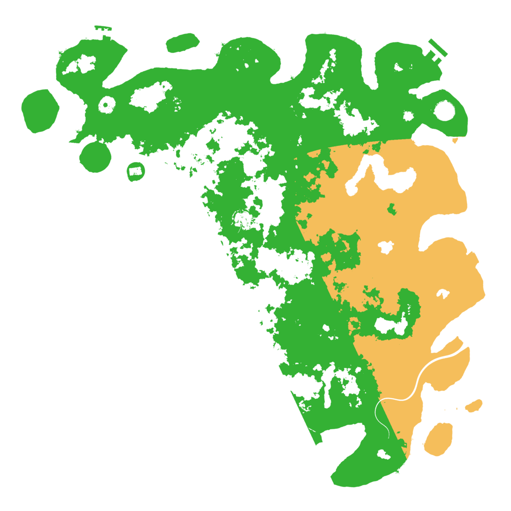 Biome Rust Map: Procedural Map, Size: 4500, Seed: 579958679