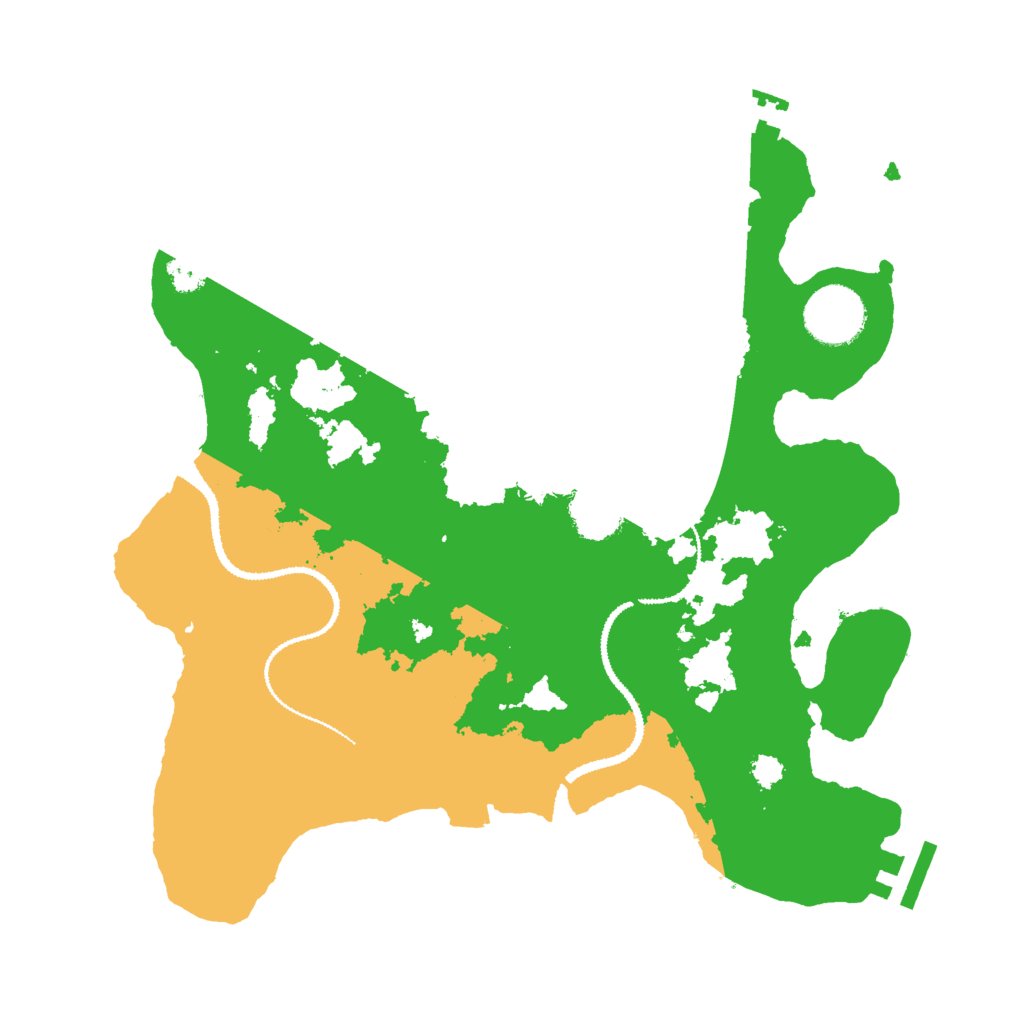 Biome Rust Map: Procedural Map, Size: 3000, Seed: 423432