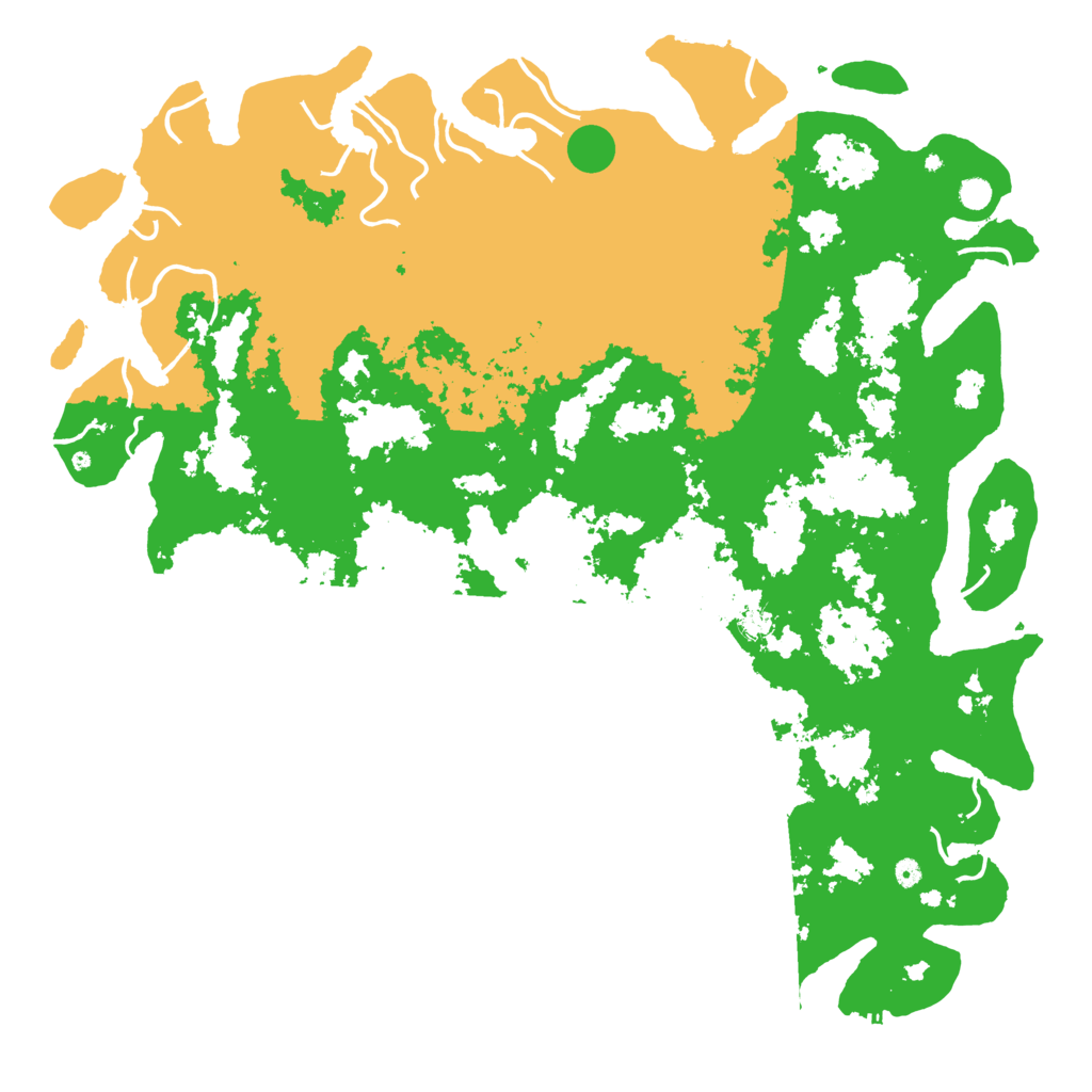 Biome Rust Map: Procedural Map, Size: 6000, Seed: 487321