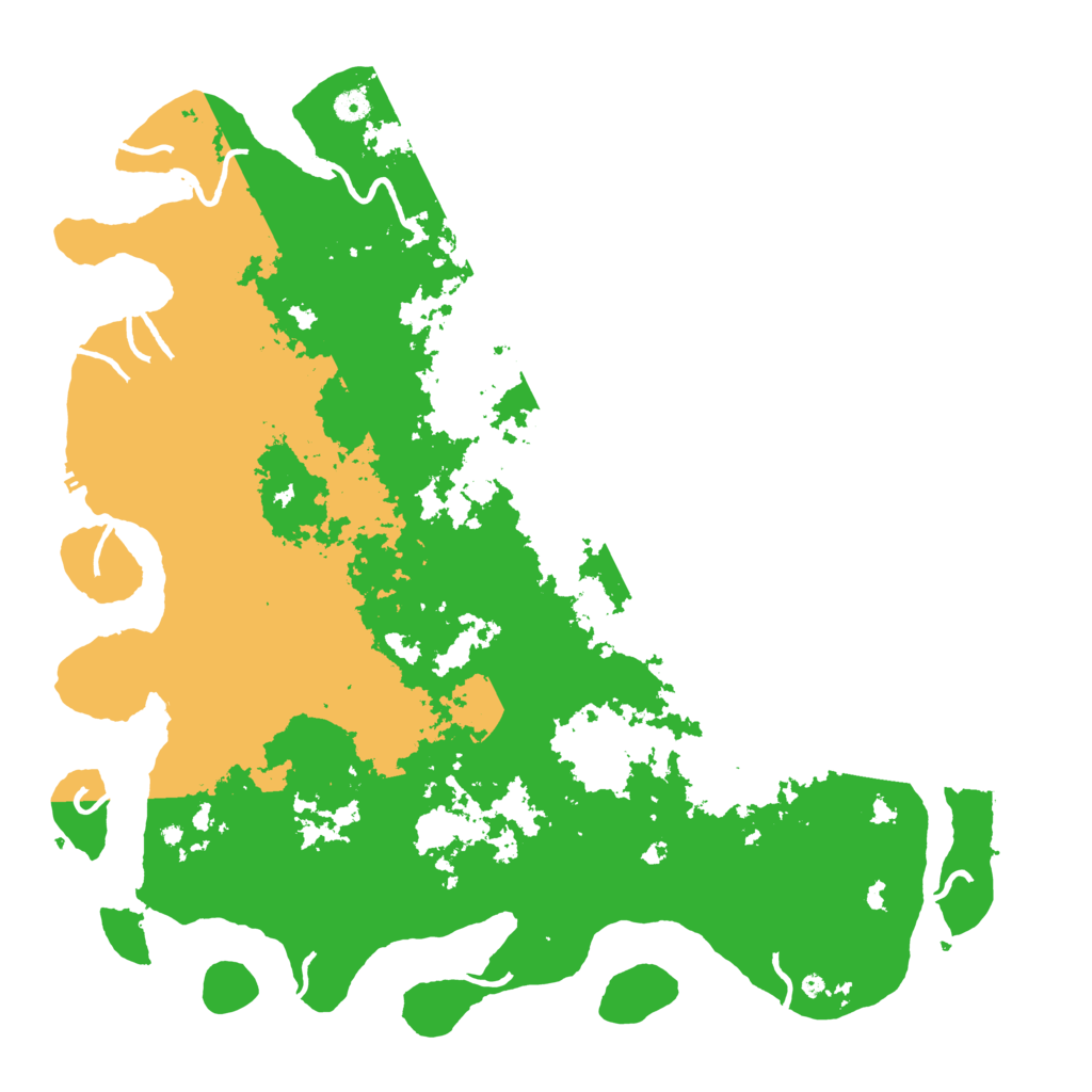 Biome Rust Map: Procedural Map, Size: 5000, Seed: 4394