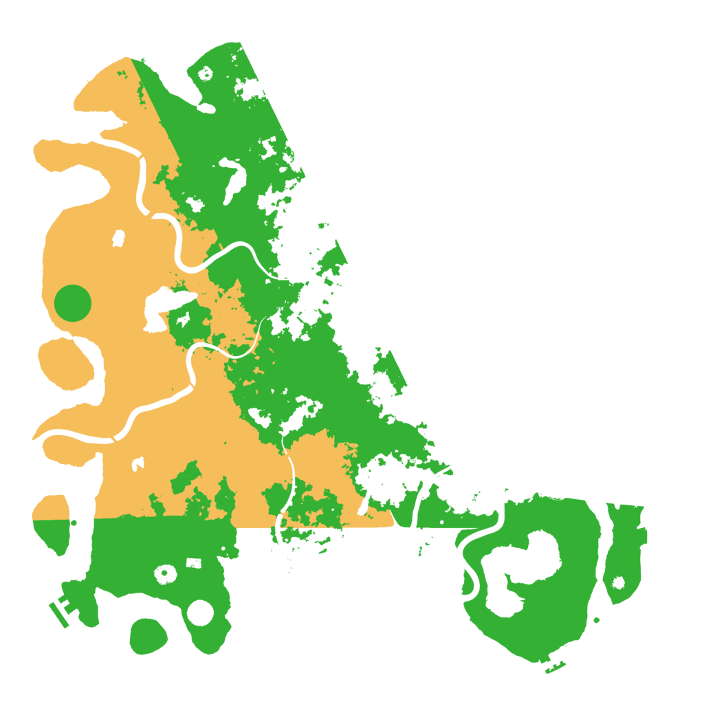 Biome Rust Map: Procedural Map, Size: 5000, Seed: 4394