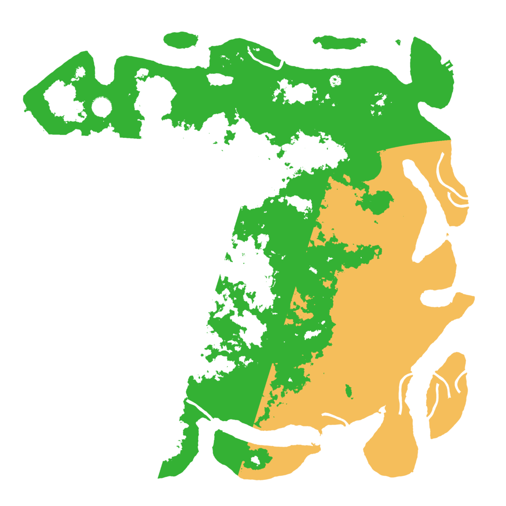 Biome Rust Map: Procedural Map, Size: 4500, Seed: 456798765