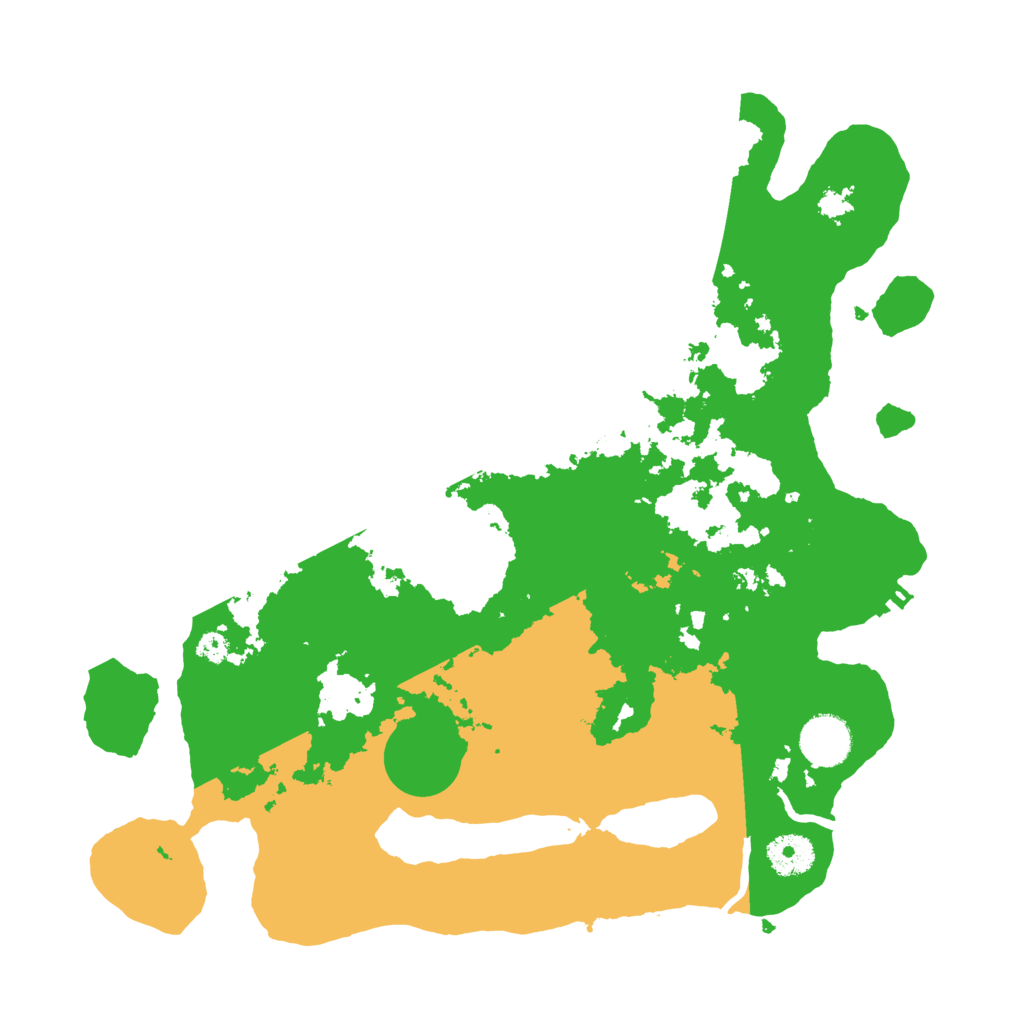 Biome Rust Map: Procedural Map, Size: 3500, Seed: 50759