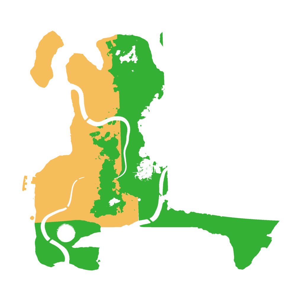 Biome Rust Map: Procedural Map, Size: 3000, Seed: 1394219706