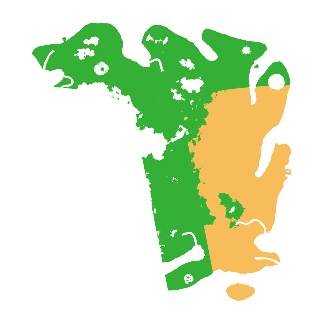 Biome Rust Map: Procedural Map, Size: 3500, Seed: 759488465