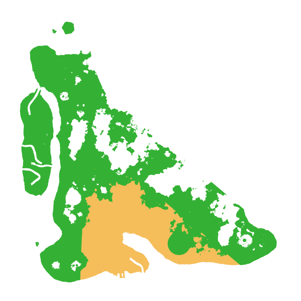 Biome Rust Map: Procedural Map, Size: 3500, Seed: 1150322268