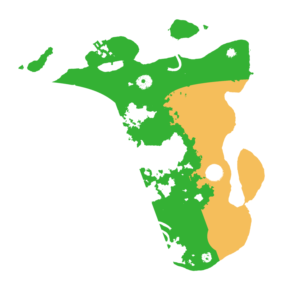 Biome Rust Map: Procedural Map, Size: 3000, Seed: 86325