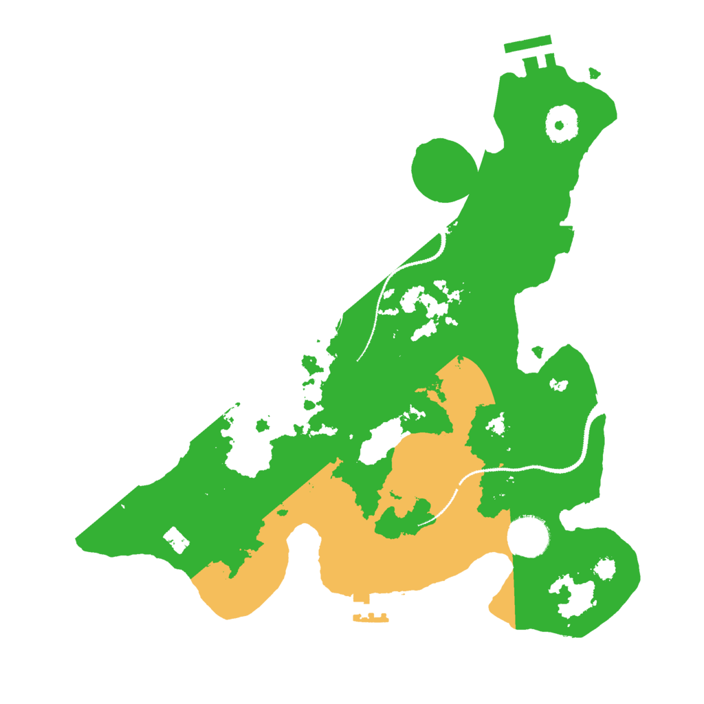 Biome Rust Map: Procedural Map, Size: 3000, Seed: 1051446419
