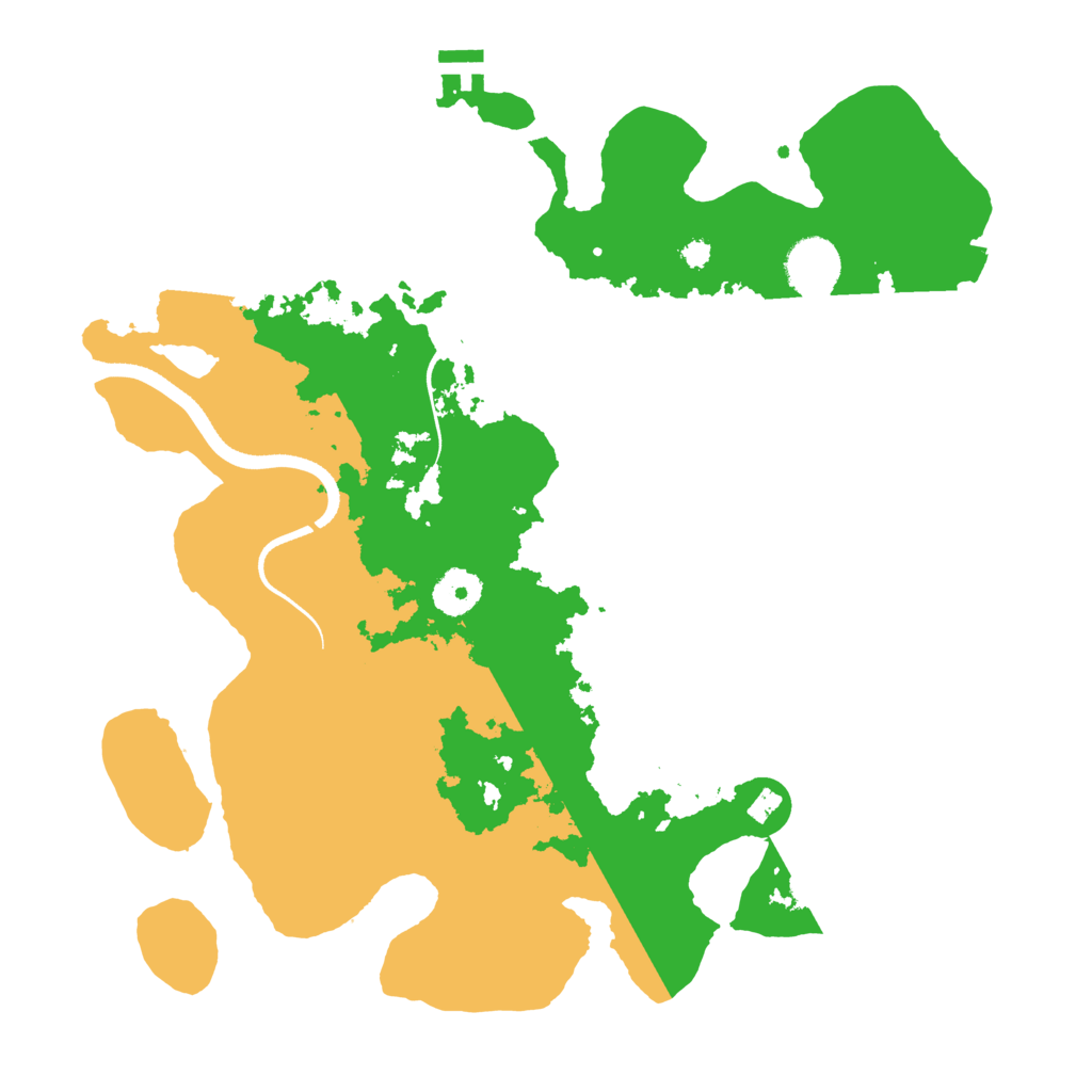 Biome Rust Map: Procedural Map, Size: 3500, Seed: 712046410