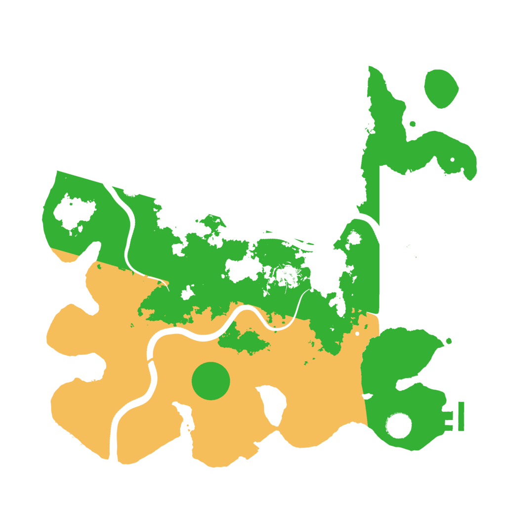 Biome Rust Map: Procedural Map, Size: 3500, Seed: 557480620