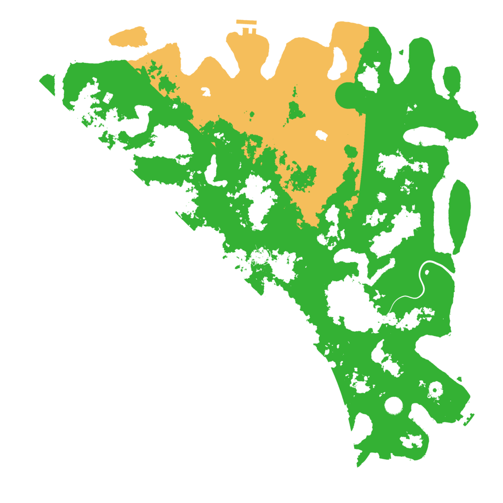 Biome Rust Map: Procedural Map, Size: 5000, Seed: 9874513
