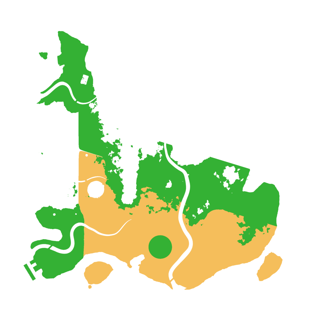 Biome Rust Map: Procedural Map, Size: 3544, Seed: 13825