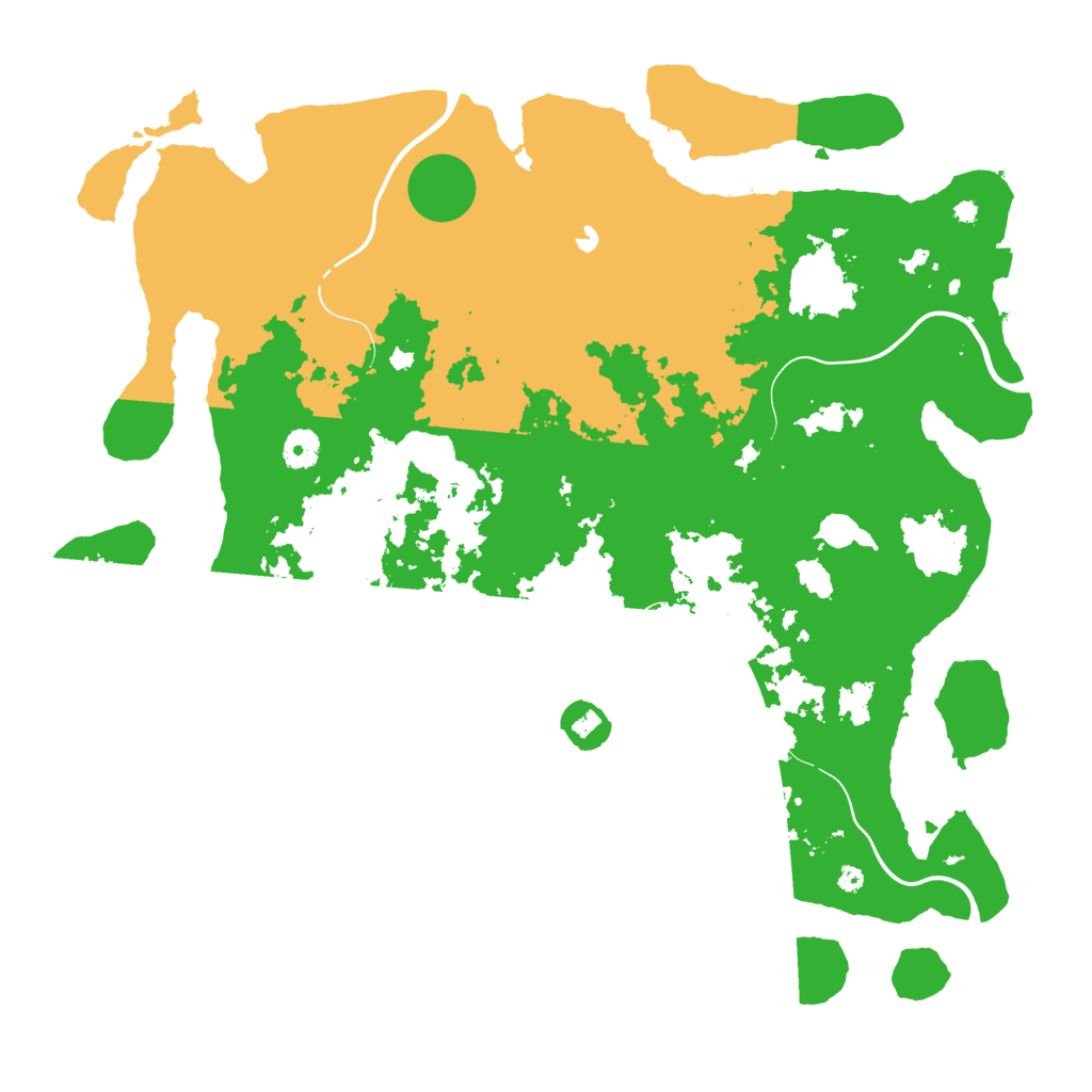Biome Rust Map: Procedural Map, Size: 4250, Seed: 278416971