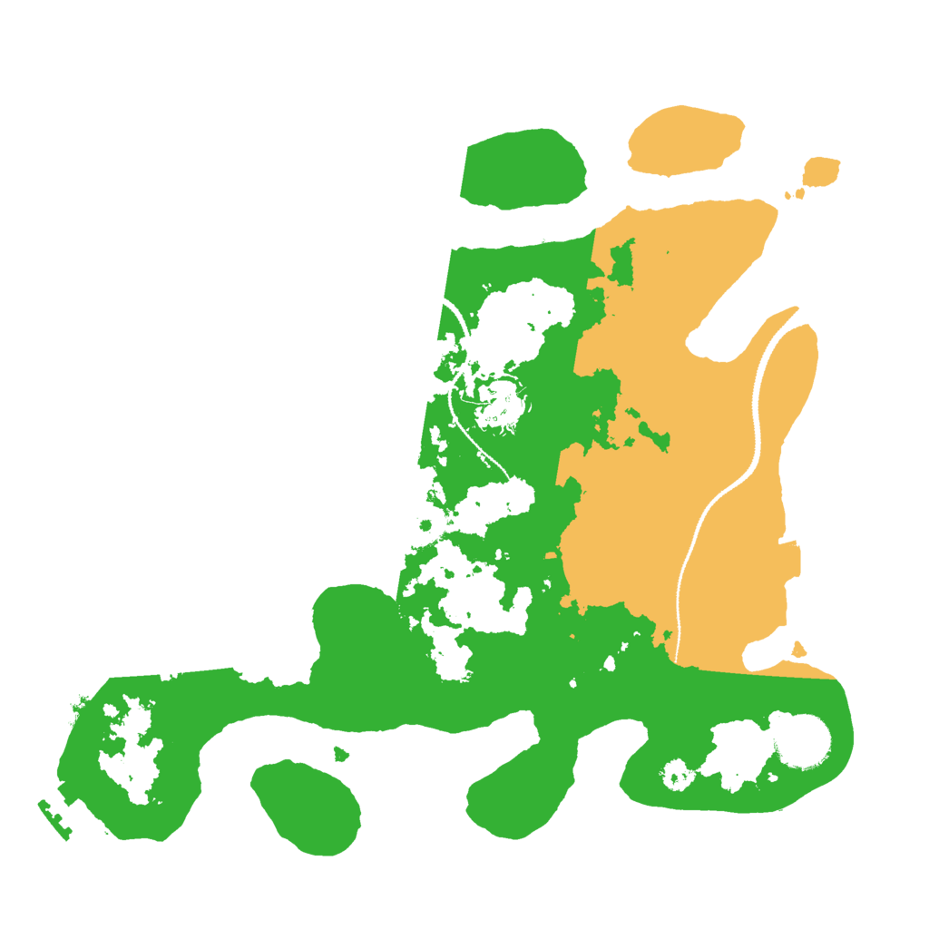 Biome Rust Map: Procedural Map, Size: 3000, Seed: 52394