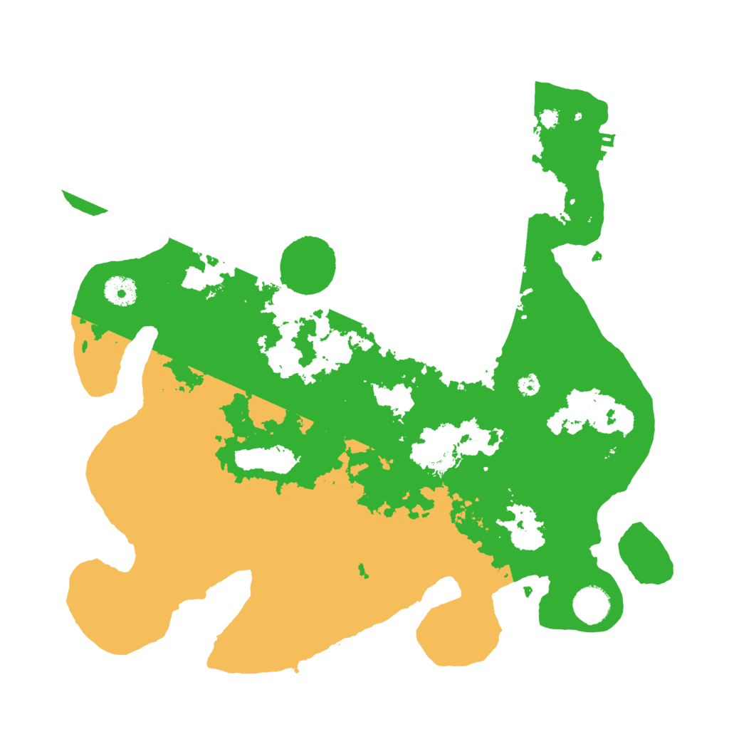 Biome Rust Map: Procedural Map, Size: 3500, Seed: 7795724