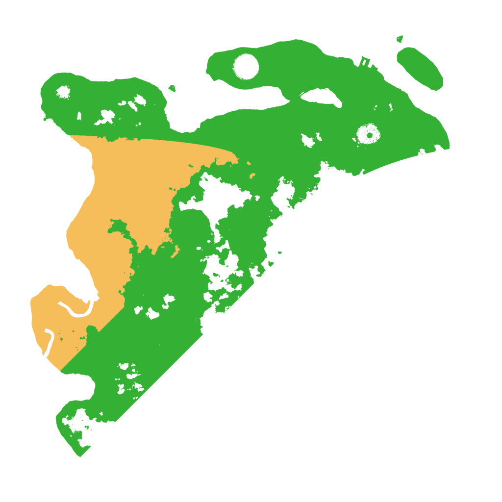 Biome Rust Map: Procedural Map, Size: 3500, Seed: 77925230