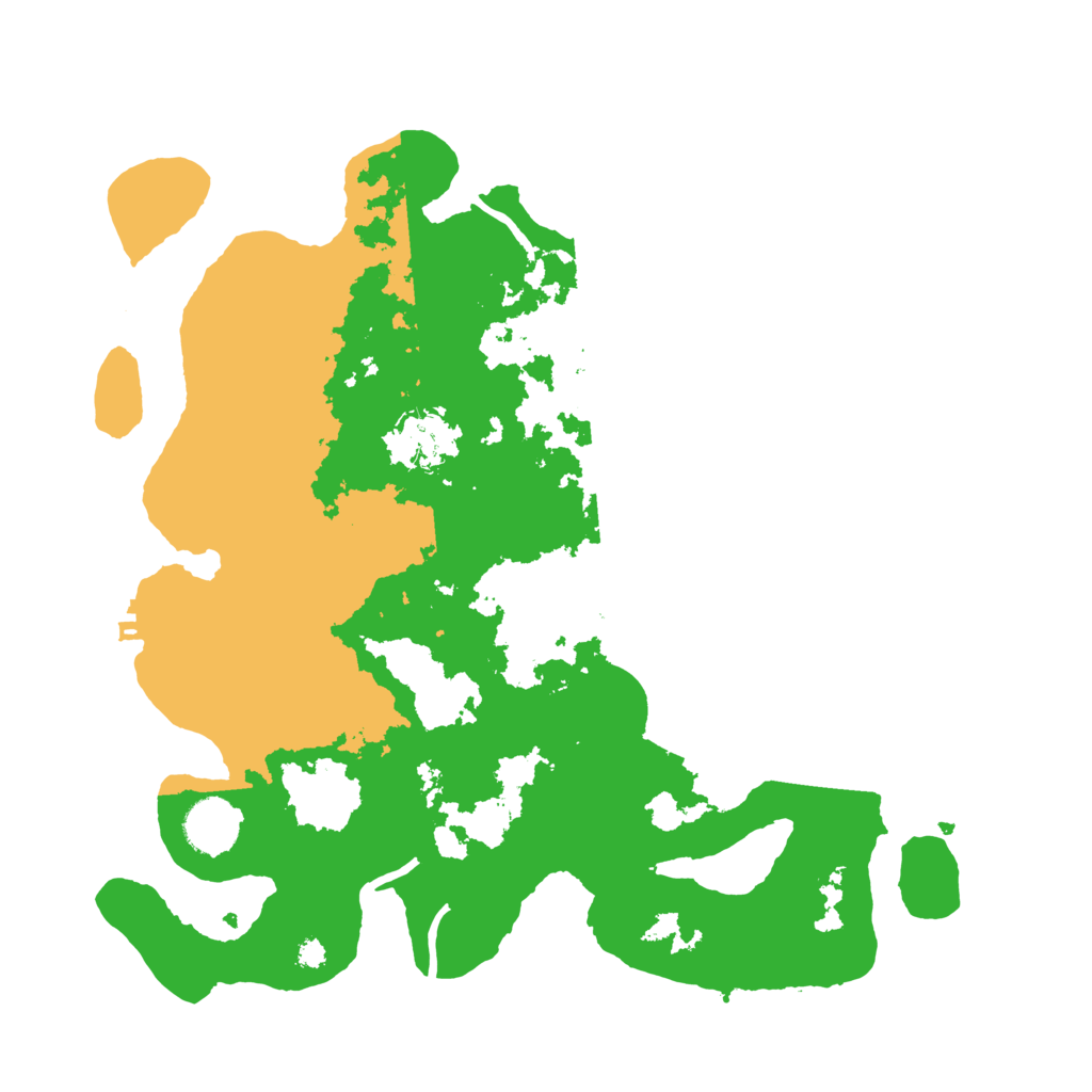 Biome Rust Map: Procedural Map, Size: 3500, Seed: 941747647