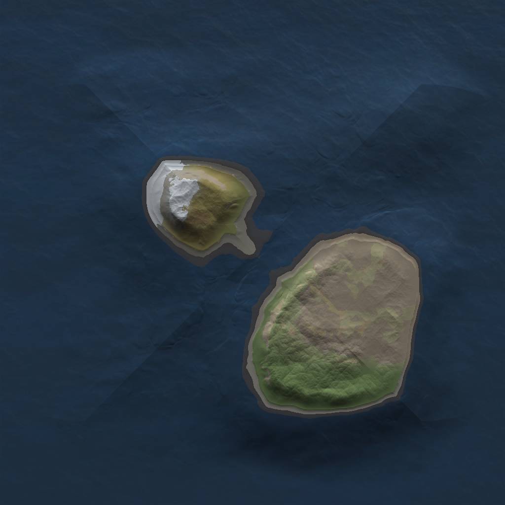 Rust Map: Barren, Size: 1200, Seed: 290, 2 Monuments